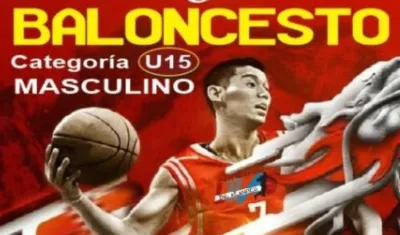 El campeonato nacional sub-15 de baloncesto se cumplirá en Barranquilla.