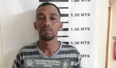 El capturado Mario David Frías Colpas.