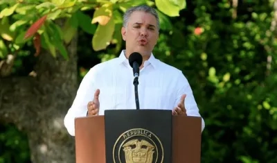 El presidente colombiano, Iván Duque