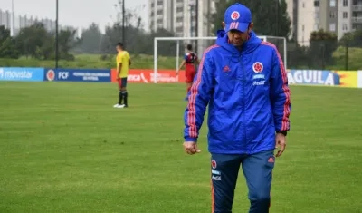 Arturo Reyes, técnico de la Selección Colombia. 