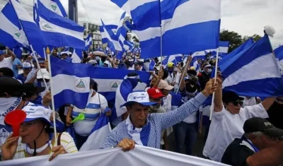 Imagen de las protestas en Nicaragua.