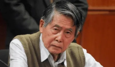  Alberto Fujimori, expresidente peruano.
