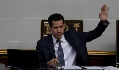 El presidente del Parlamento venezolano, el diputado Juan Guaidó.