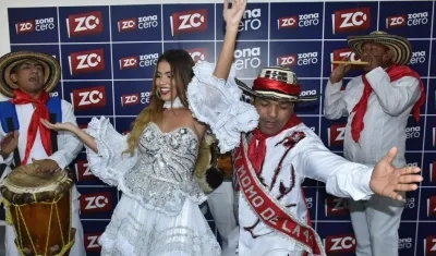 Kelly Restrepo y Pedro Tapias Reyes del Carnaval de la 44 2019.