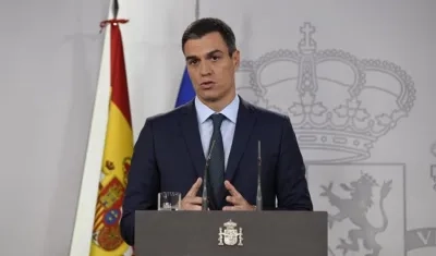 Pedro Sánchez, presidente del gobierno de España.