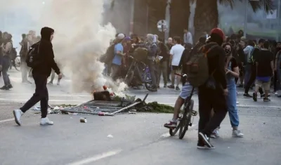 Disturbios en Santiago de Chile