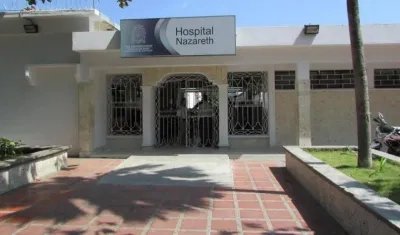 El joven fue llevado en primera instancia al Hospital Nazareth.