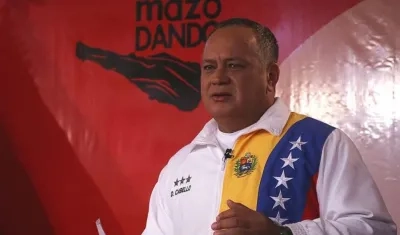 Diosdado Cabello, vicepresidente del oficialista Partido Socialista Unido de Venezuela (PSUV).