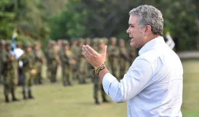 Iván Duque, presidente de Colombia.