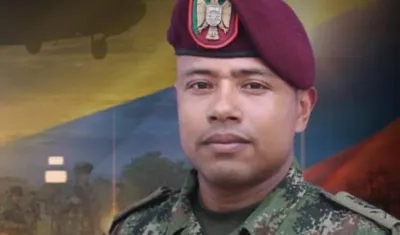 Soldado José Castro Botero, víctima del atentado del ELN.