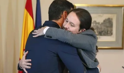 El presidente del Gobierno español en funciones, el socialista Pedro Sánchez, y el líder de Unidas Podemos, Pablo Iglesias, firmaron un acuerdo para la formación de un Ejecutivo en España.