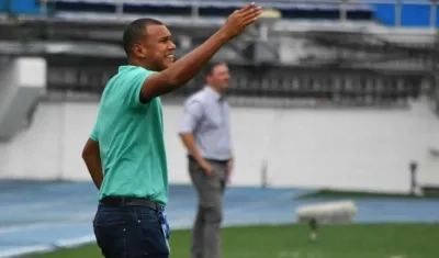 Roberto Peñaloza, técnico del Barranquilla FC. 