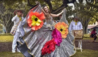 La Reina del Carnaval de Barranquilla, Carolina Segebre Abudinen.