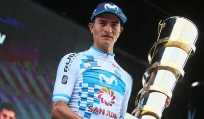 Winner Anacona, ganador de la Vuelta a San Juan.