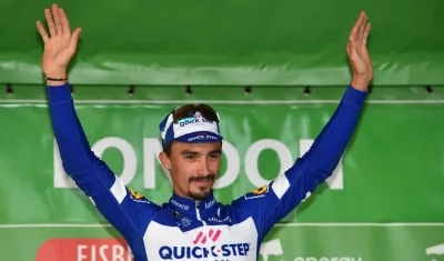 Julian Alaphillipe, ciclista francés. 