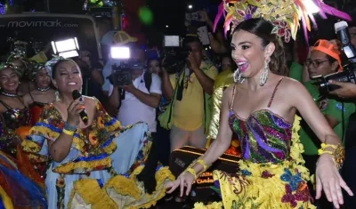 Carolina Segebre, reina del Carnaval de Barranquilla 2019.
