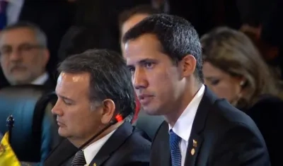El presidente interinode Venezuela, Juan Guaidó 