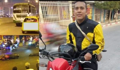 Andrés Felipe Castellar Bermúdez, de 25 años, falleció en un accidente de tránsito.