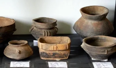 Vasijas pertenecientes a un hallazgo arqueológico en el eje cafetero