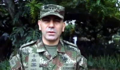 El brigadier general Juvenal Díaz Mateus