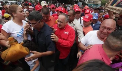 El presidente de la Asamblea Nacional Constituyente (ANC), Diosdado Cabello.