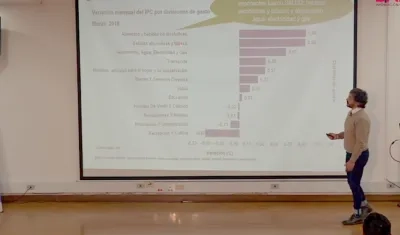 Juan Daniel Oviedo, director del DANE, explica las cifras del IPC.