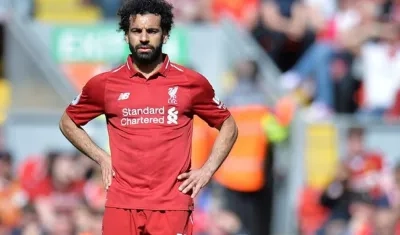 El delantero del Liverpool, Mohamed Salah.