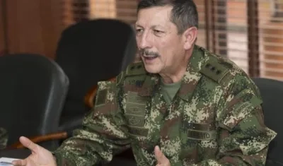 Nicacio Martínez Espinel, comandante del Ejército colombiano.