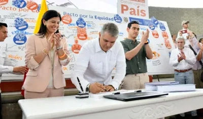 Presidente Duque sancionó el Plan Nacional de Desarrollo ‘Pacto por Colombia, Pacto por la Equidad’.