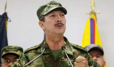 Brigadier general Nicacio Martínez, comandante del Ejército.
