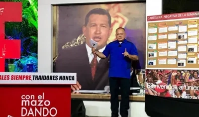 Diosdado Cabello, presidente de la oficialista Asamblea Nacional Constituyente de Venezuela.