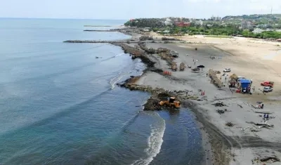 Imagen de las Playas de Puerto Colombia.