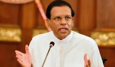 El presidente de Sri Lanka, Maithripala Sirisena.