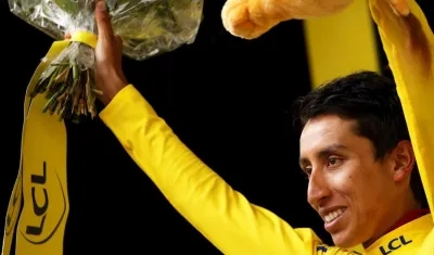 El colombiano Egan Bernal, virtual ganador del Tour de Francia