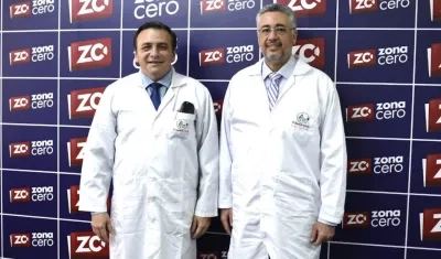 José Jaraba Sierra y Carlos Rebolledo Maldonado, organizadores del congreso.