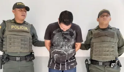Edinson David Ospina Pérez, preso recapturado.