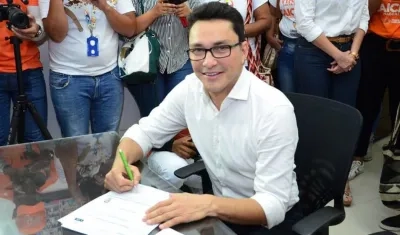 Carlos Caicedo Omar, candidato a la Gobernación del Magdalena.