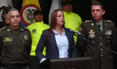 Claudia Carrasquilla, delegada para la Seguridad Ciudadana de la Fiscalía. 