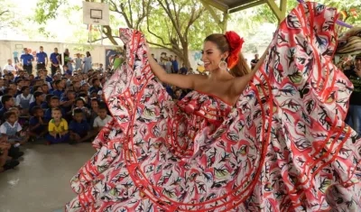 La Reina del Carnaval de Barranquilla 2020 Isabella Chams.