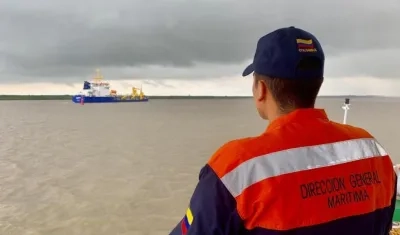 Mejoraron las condiciones en el canal de acceso al puerto de Barranquilla.