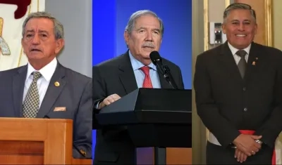 Ministros de Ecuador, Colombia y Perú.