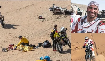 El piloto portugués Paulo Gonçalves murió en competencia del Rally Dakar.