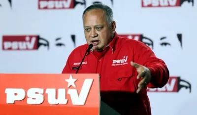 El vicepresidente del oficialista del PSUV, Diosdado Cabello.