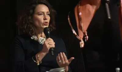 La ministra del Interior, Nancy Patricia Gutiérrez.
