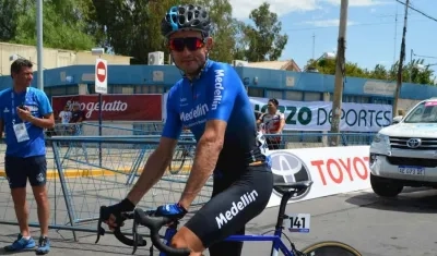 Óscar Sevilla, ciclista español. 