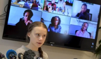 La joven activista sueca Greta Thunberg.