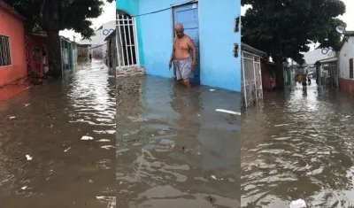 Inundaciones en Rebolo.
