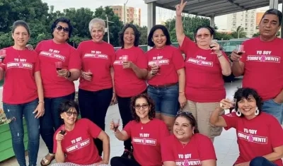 Guerreras Rosa Barranquilla invita a tomar conciencia del cáncer de mama.