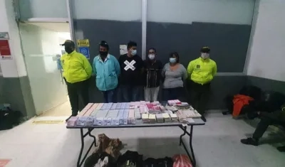 Personas capturadas durante operativos de la Policía Metropolitana con chance ilegal.