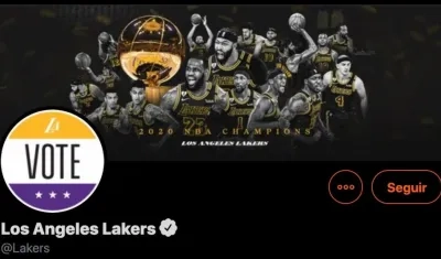 Los Lakers son uno de los equipos que se unieron al movimiento. 